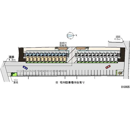 鳥取市田園町４丁目 月極駐車場